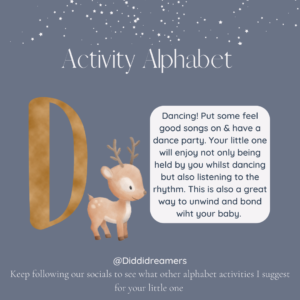 Diddi Dreamers activity alphabet