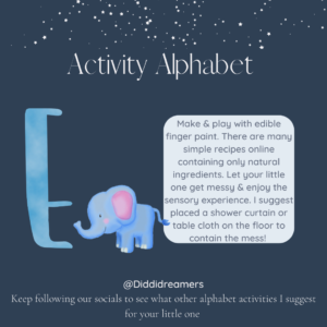 Diddi Dreamers activity alphabet